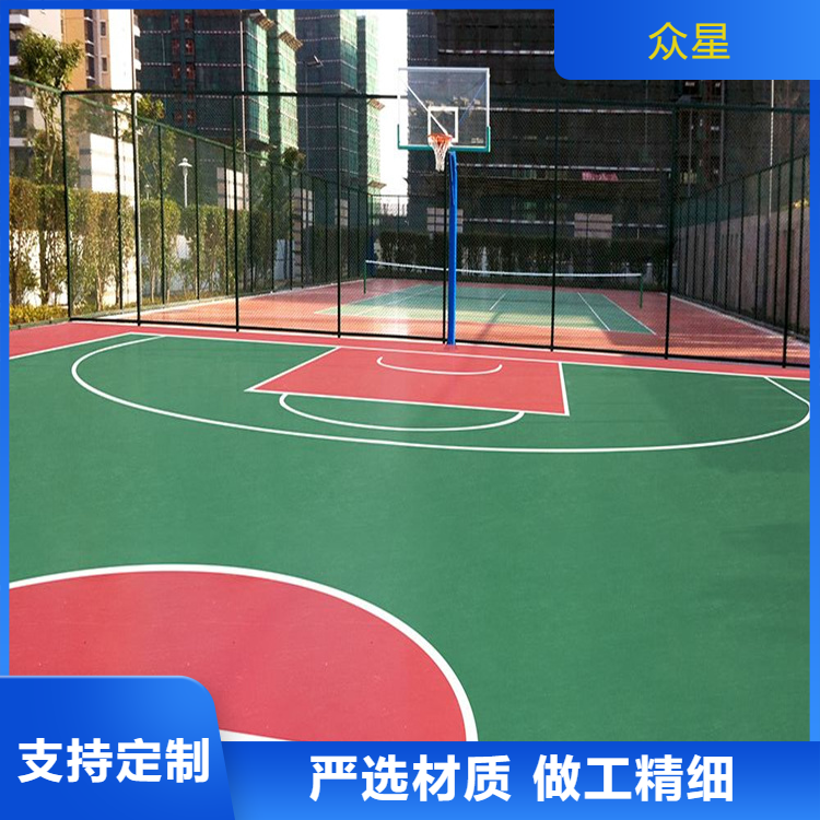 嘉峪关市人造草坪篮球场硅PU - 价格